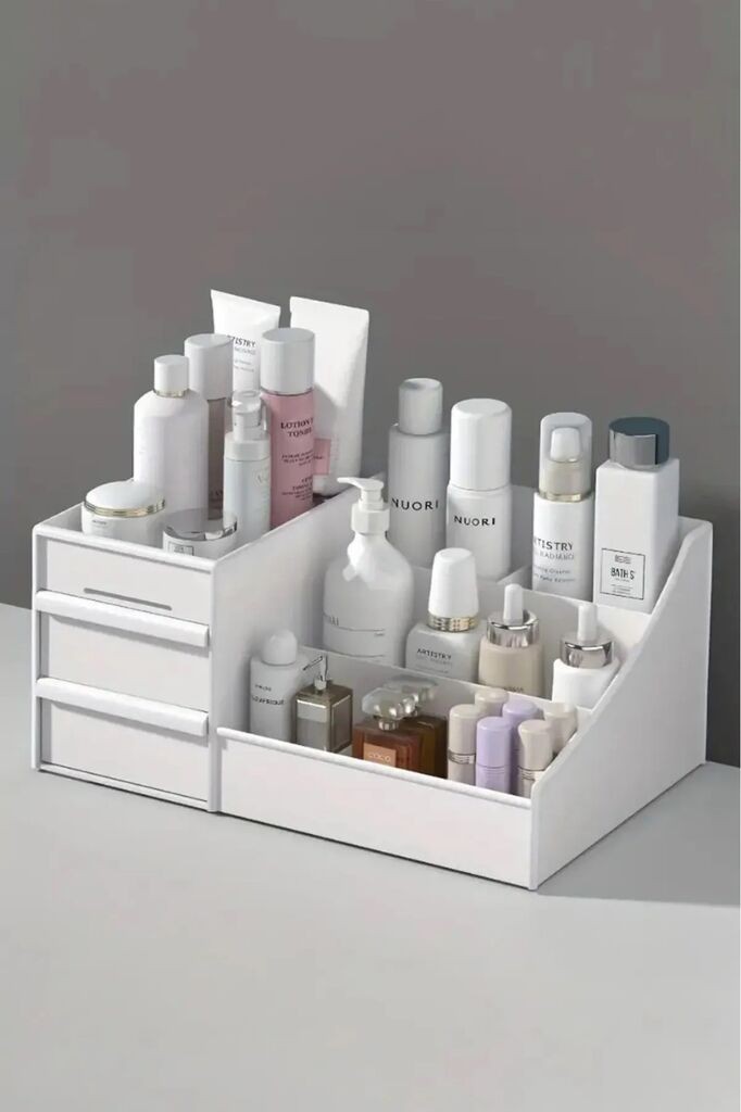 Hermia Organizator za šminku Byv, 28x17x13cm, Beli