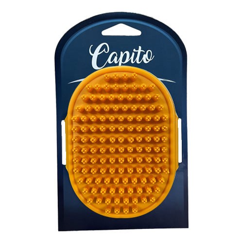 CAPITO Silikonska četka za pse i mačke, Narandžasta