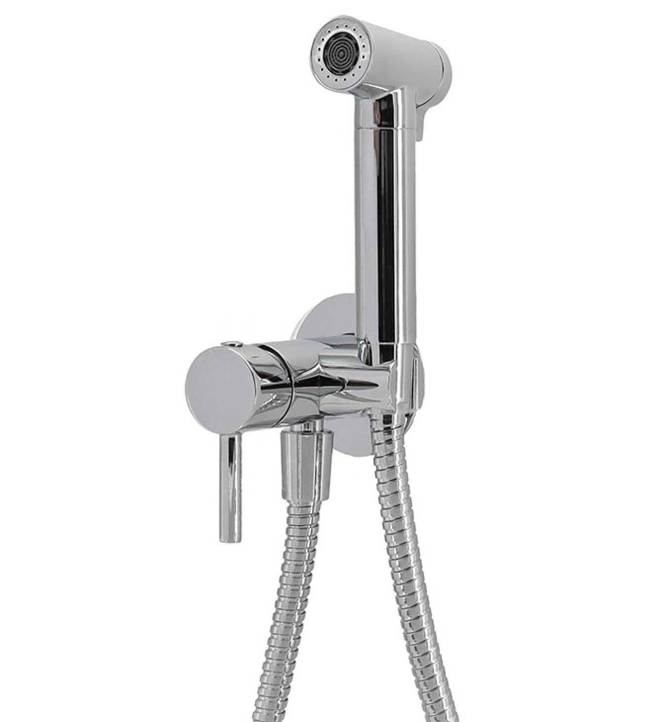 COPEN Ugradna baterija sa držačem tuša i setom za ispiranje, Hrom