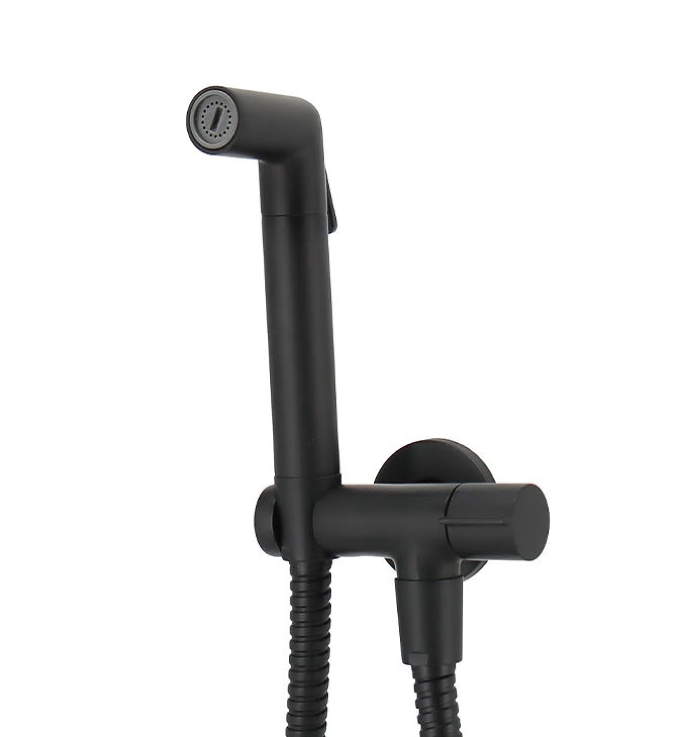 COPEN Ventil 1/2x1/2, Sa držačem tuša i tuš setom, Mat crni