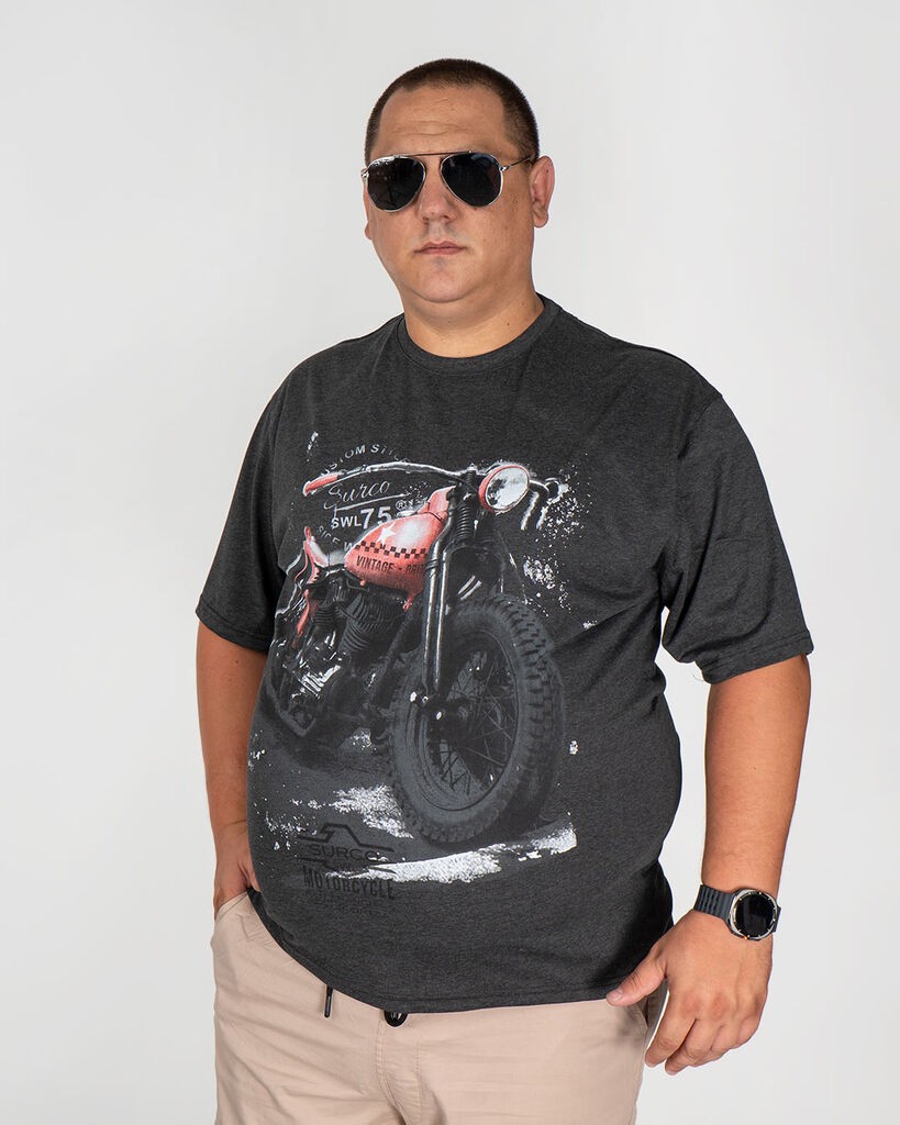 La ForceGrande Muška majica SRC 601, Siva