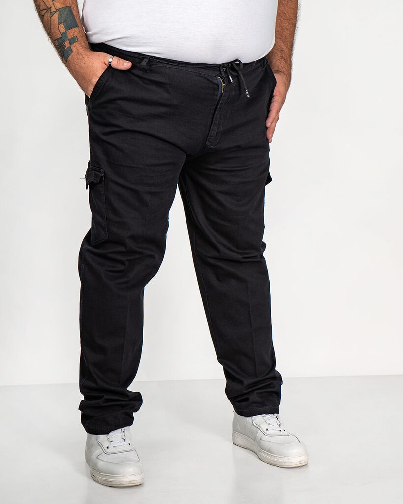 La ForceGrande Muške pantalone SRC 2944, Kargo, Crne