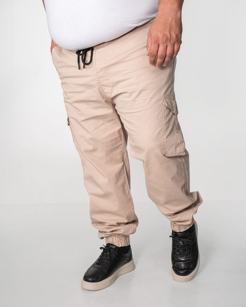 La ForceGrande Muške pantalone SB 21911, Kargo, Bež