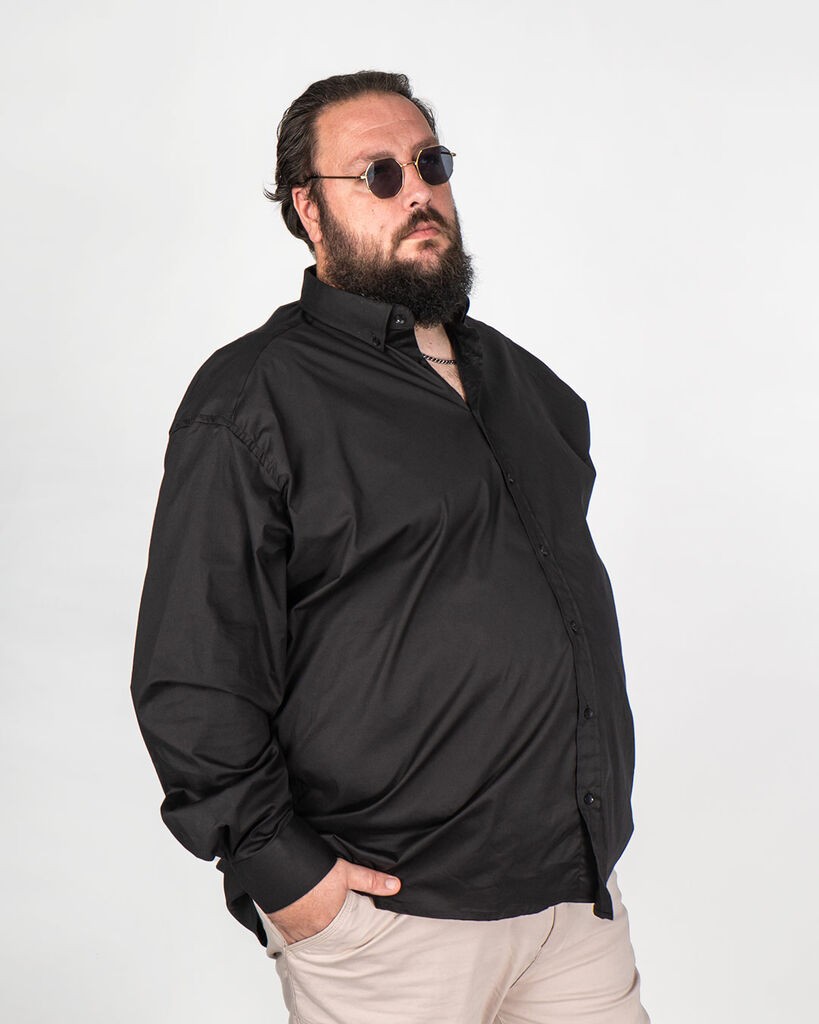 La ForceGrande Muška košulja MCSB 95-5-02, Crna