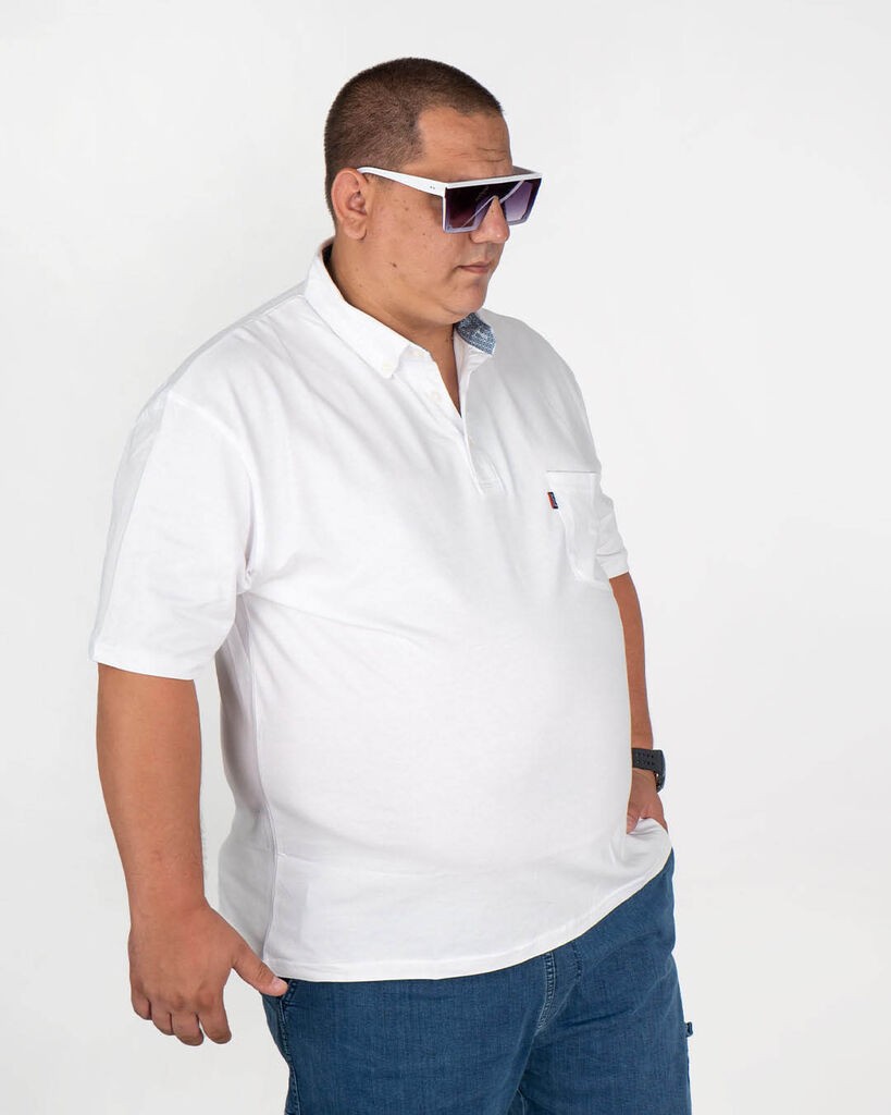 La ForceGrande Muška majica SR 303-05, Bela