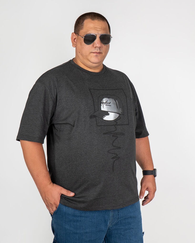 La ForceGrande Muška majica SRC 604, Siva