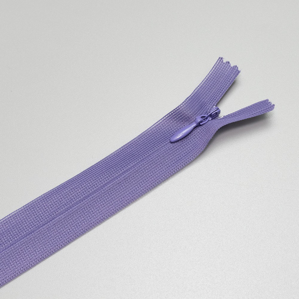 ARTFABRIC STORE Skriveni rajsferšlus, Tip 3, 60 cm, Ljubičasti