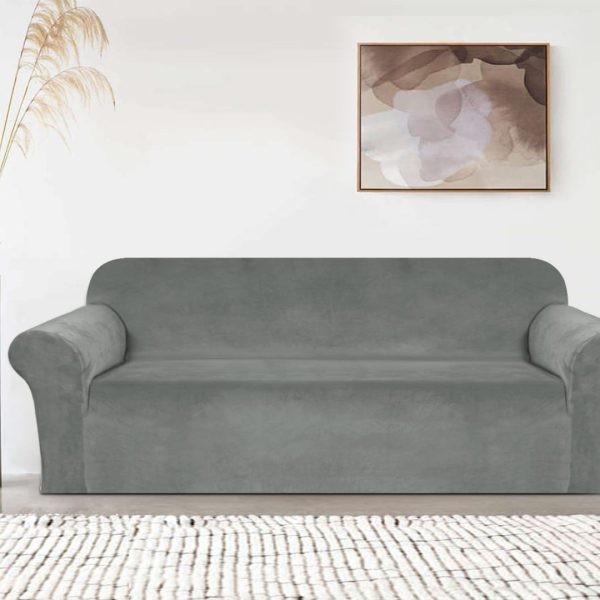 BLUE BELL Rastegljiva navlaka za trosed Siva