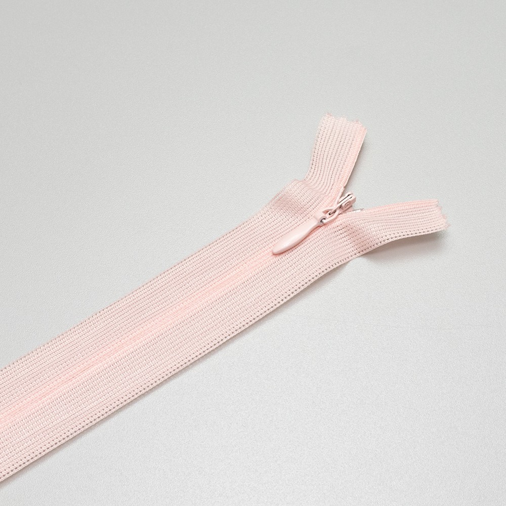 ARTFABRIC STORE Skriveni rajsferšlus, Tip 3, 60 cm, Roze