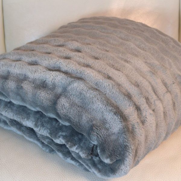 BLUE BELL Ćebe Bubble 140x200cm, Sivo