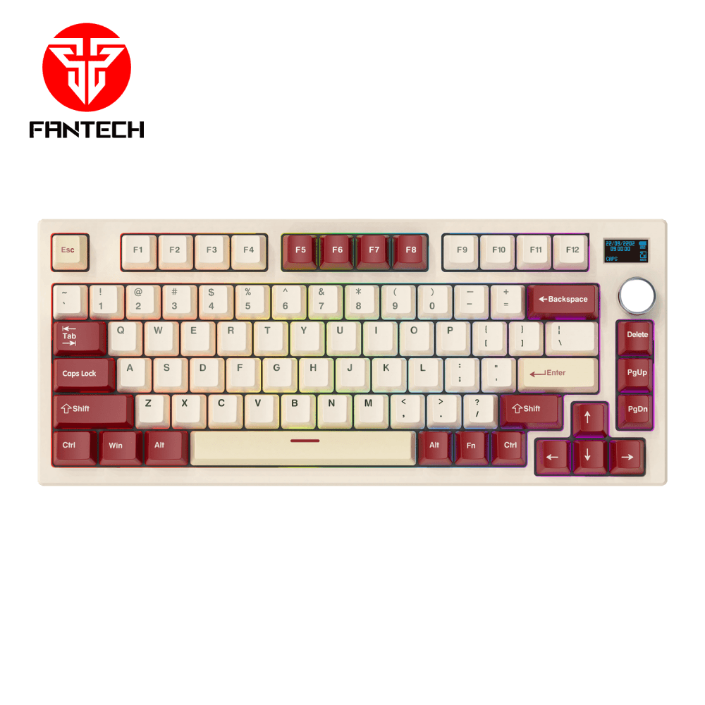 FANTECH Mehanička tastatura Gaming MK910 RGB Vibe Maxfit 81 Royal Prince Wireless (Yellow switch)