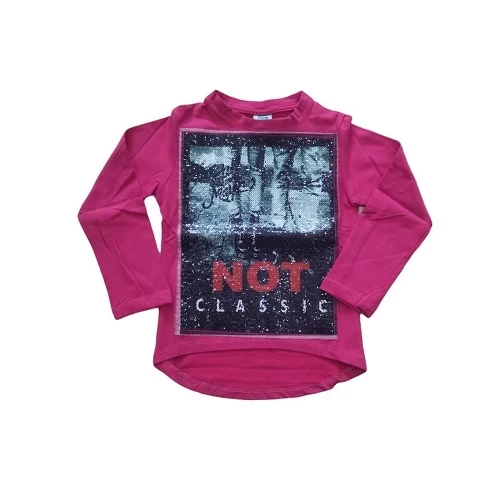 VRABAC Bluza dugih rukava za devojčice 2-14S 7100, Bordo