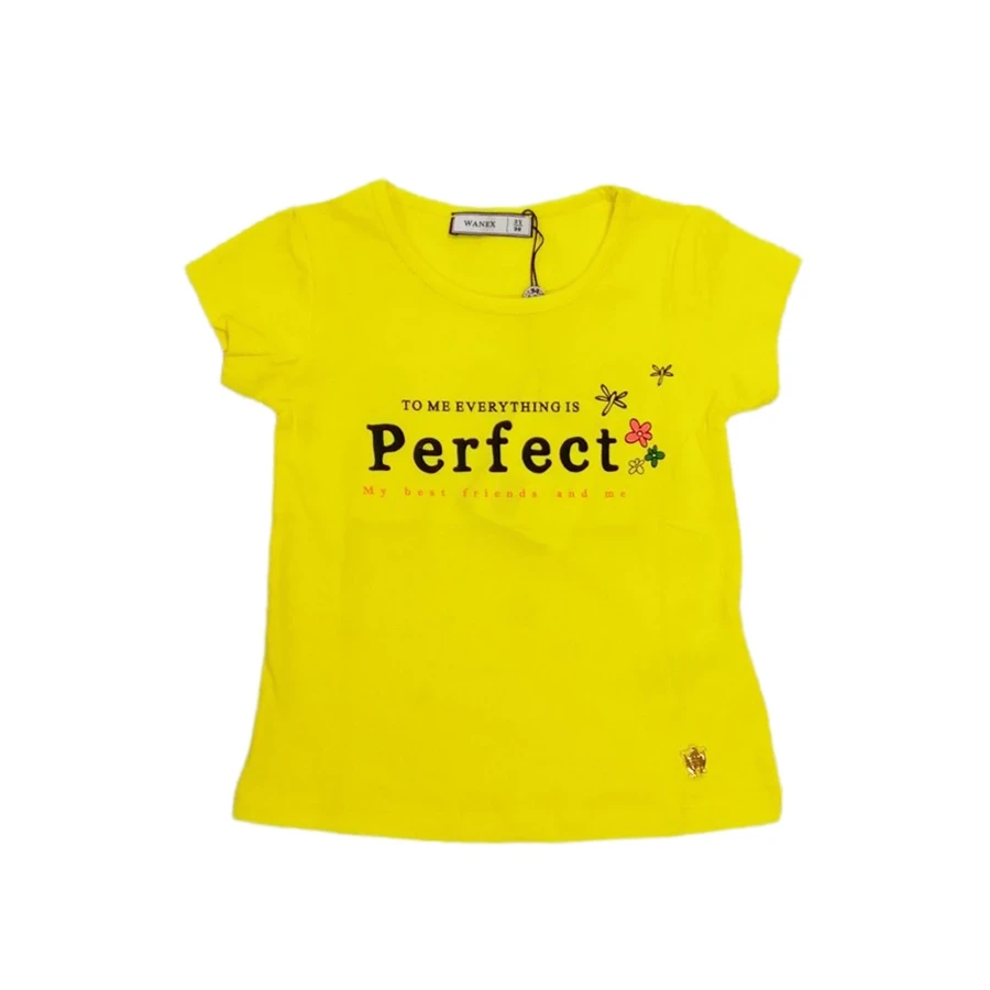 VRABAC Majica kratkih rukava za devojčice 31222, Žuta