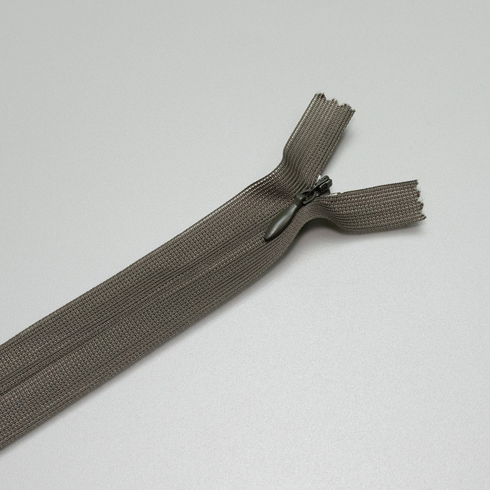 ARTFABRIC STORE Skriveni rajsferšlus, Tip 3, 60 cm, Maslinasti