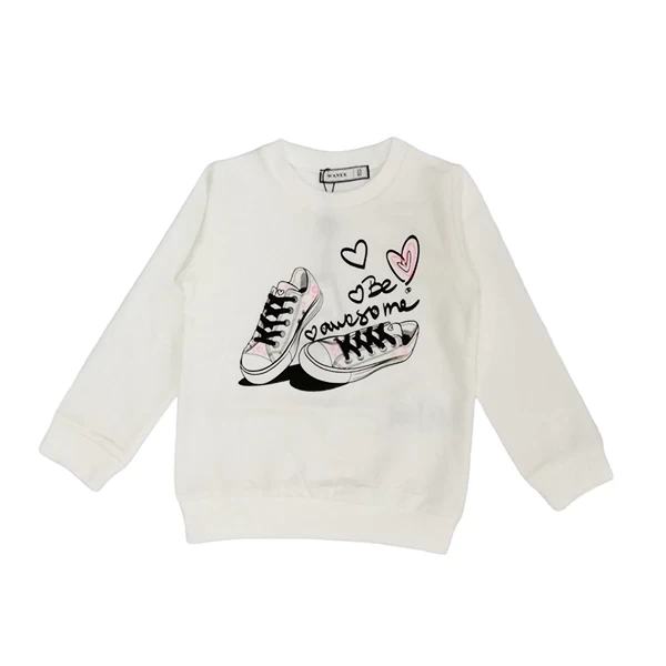 VRABAC Majica dugih rukava za devojčice 31756, Bela