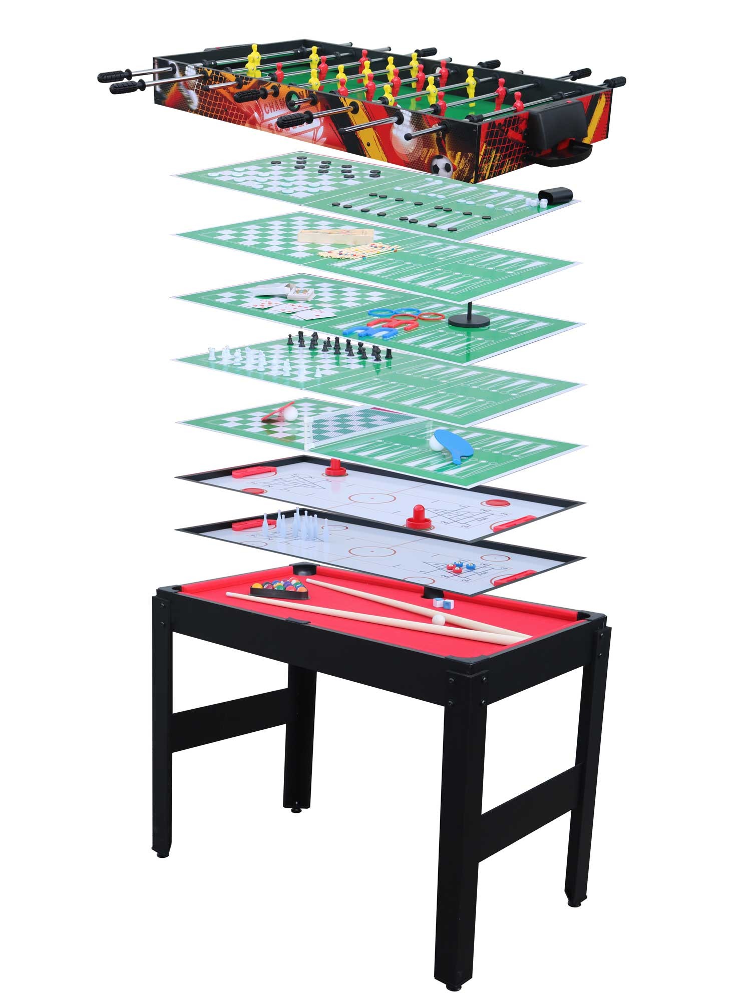 BODY SCULPTURE Multifunkcionalni sto za igru, Zeleni