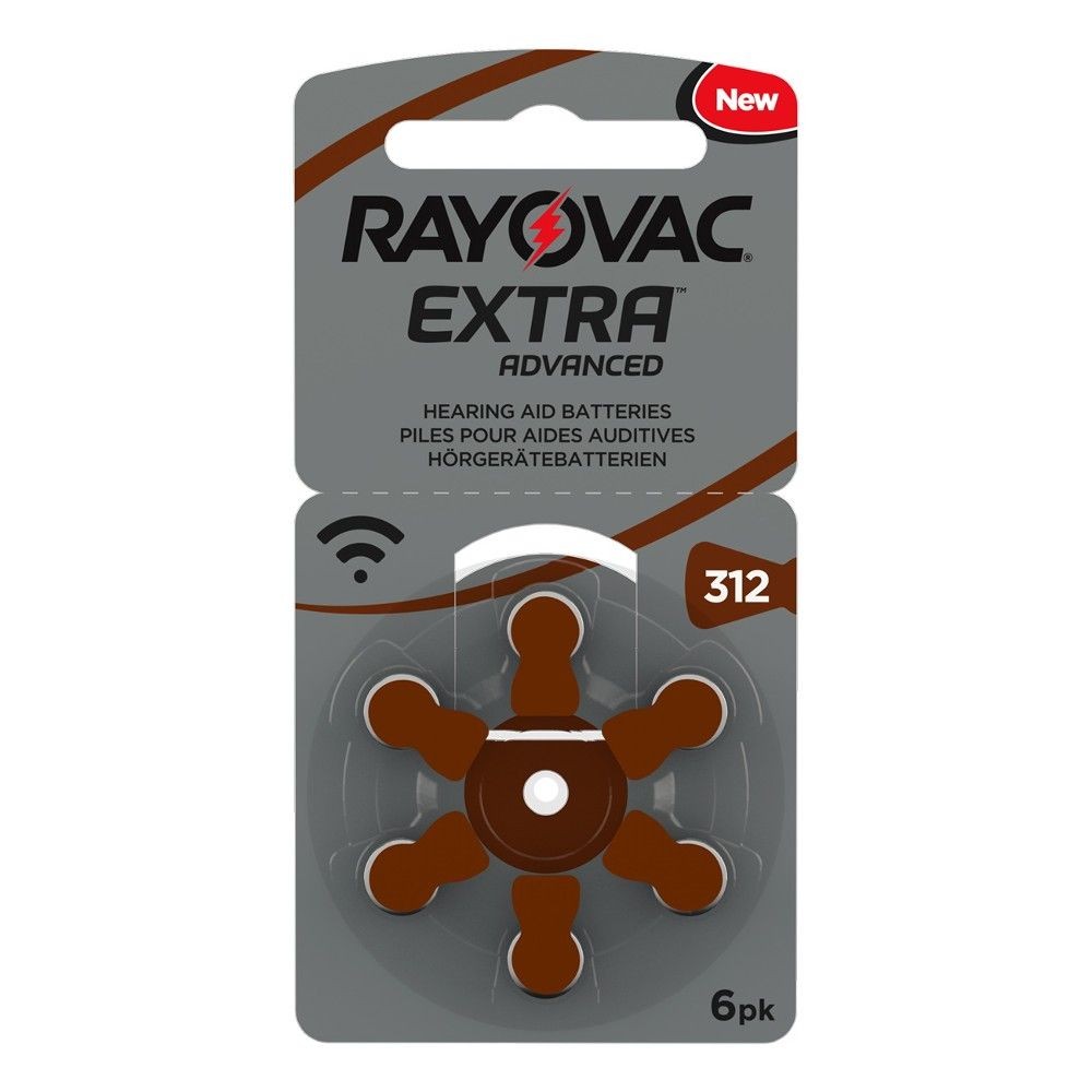 RAYOVAC Set baterija za slušni aparat 312BL, 6 komada