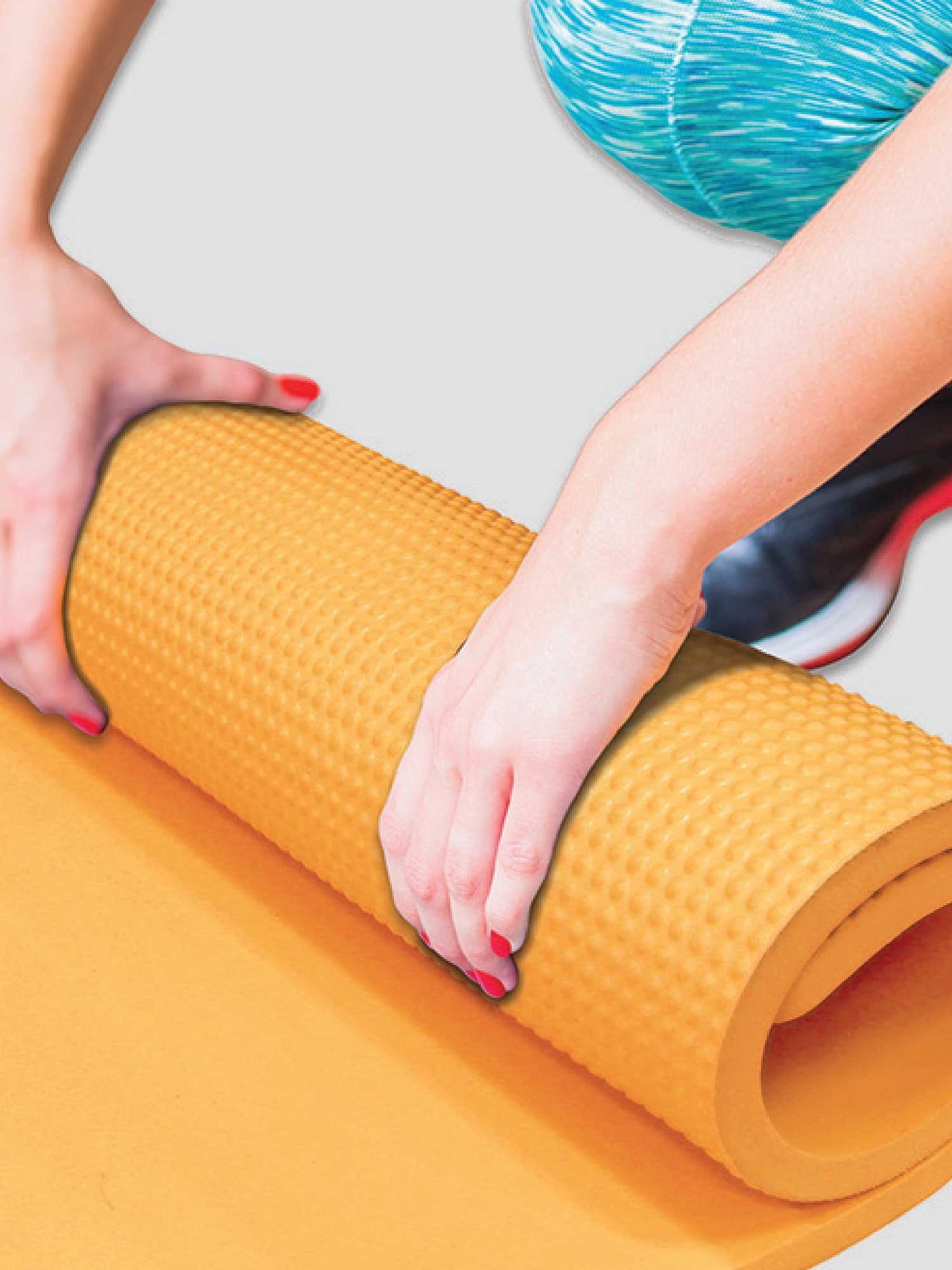 ORION Prostirka za vežbanje, Narandžasta