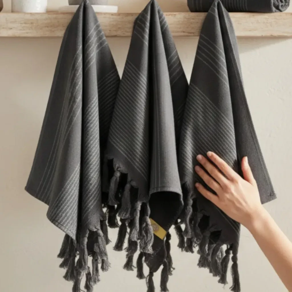 Viktorija Set kuhinjskih krpa Soft, 40x60cm, 6 komada, Sivi