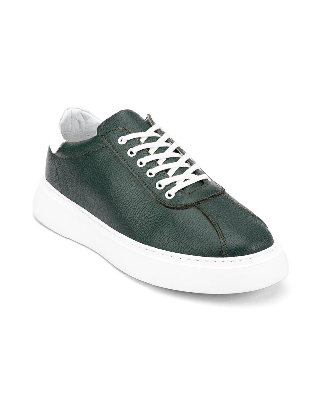 LA FORCA Muške kožne cipele DC-87306, Zimzeleno-bele