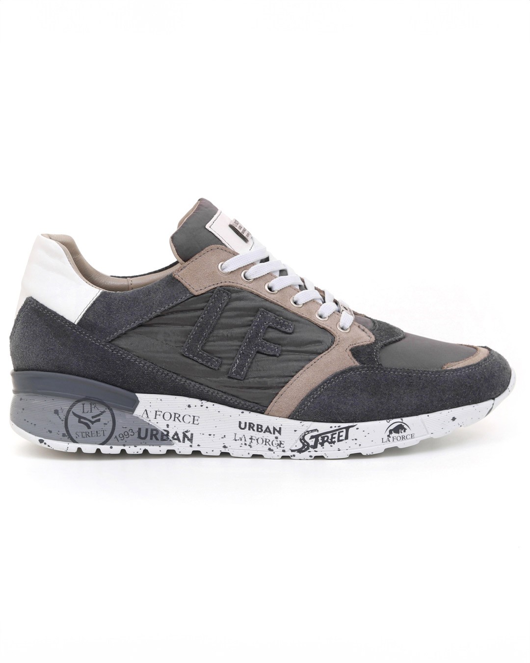 LA FORCA Muške kožne patike LFS2-831, Tamnosive