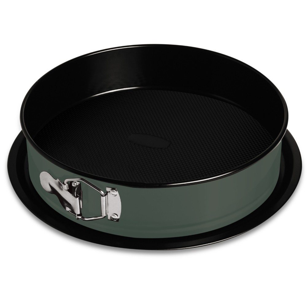 BERLINGER HAUS Okrugla modla za tortu Matte Green Collection BH-7936, 26x6,8cm, Zelena