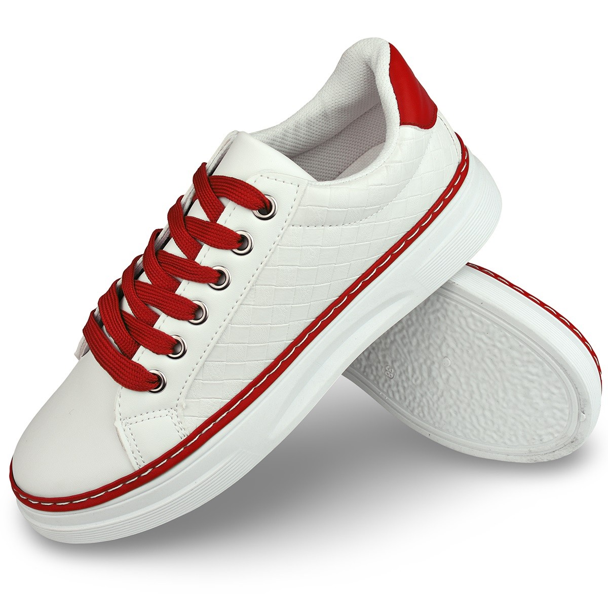 Ženske patike Mat Star 210012, Belo-crvene