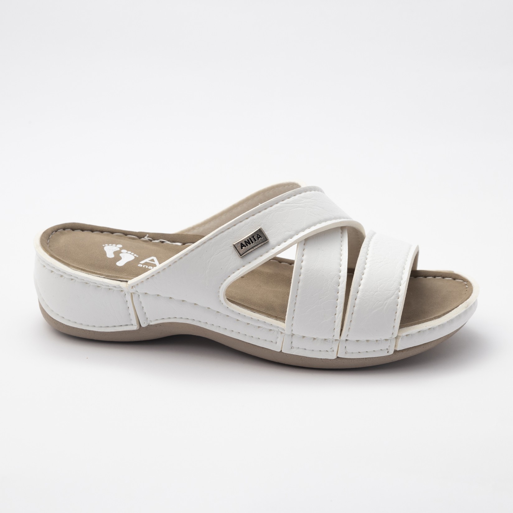 Anita Ženske papuče, Bele