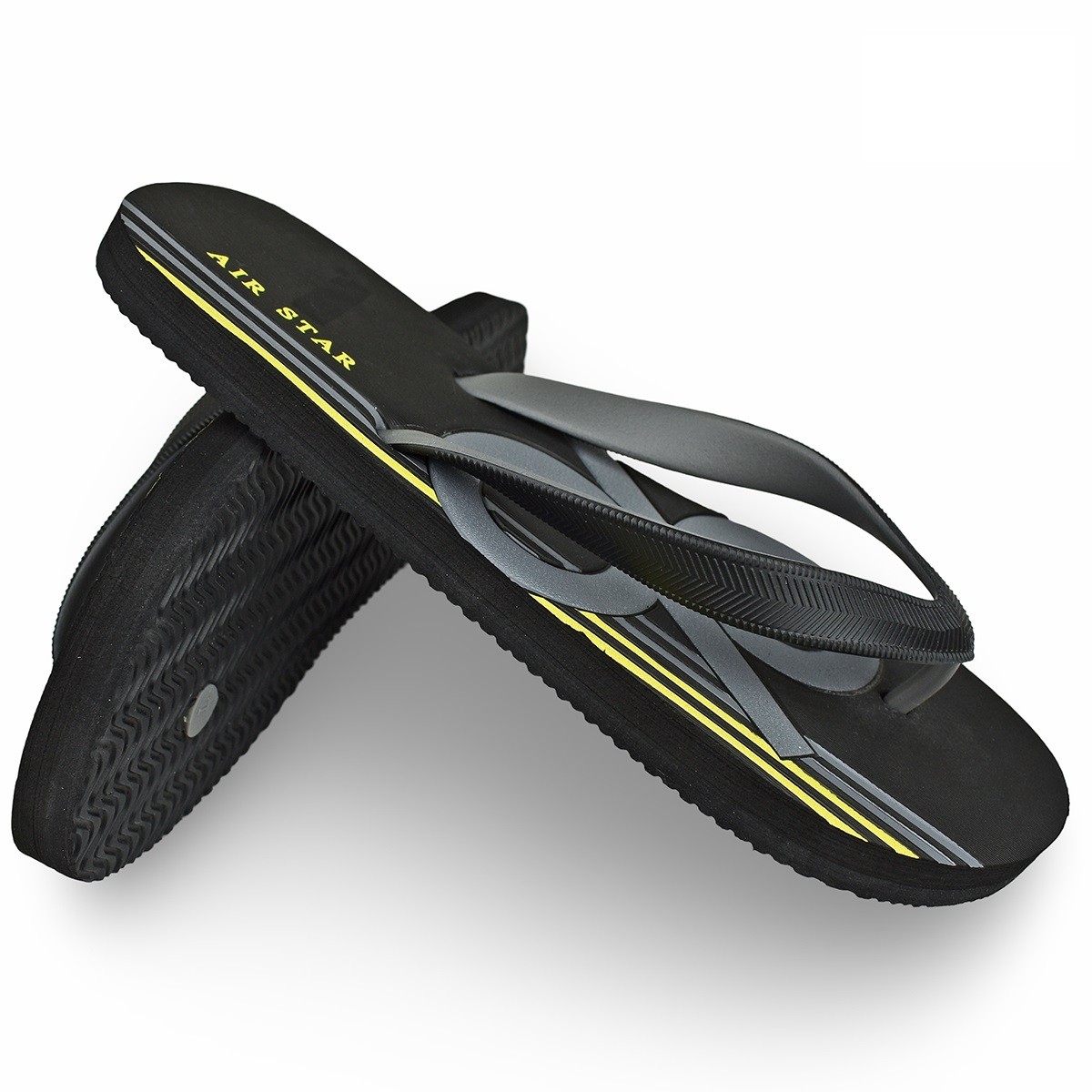 Air Star Muške japanke 094385, Crne