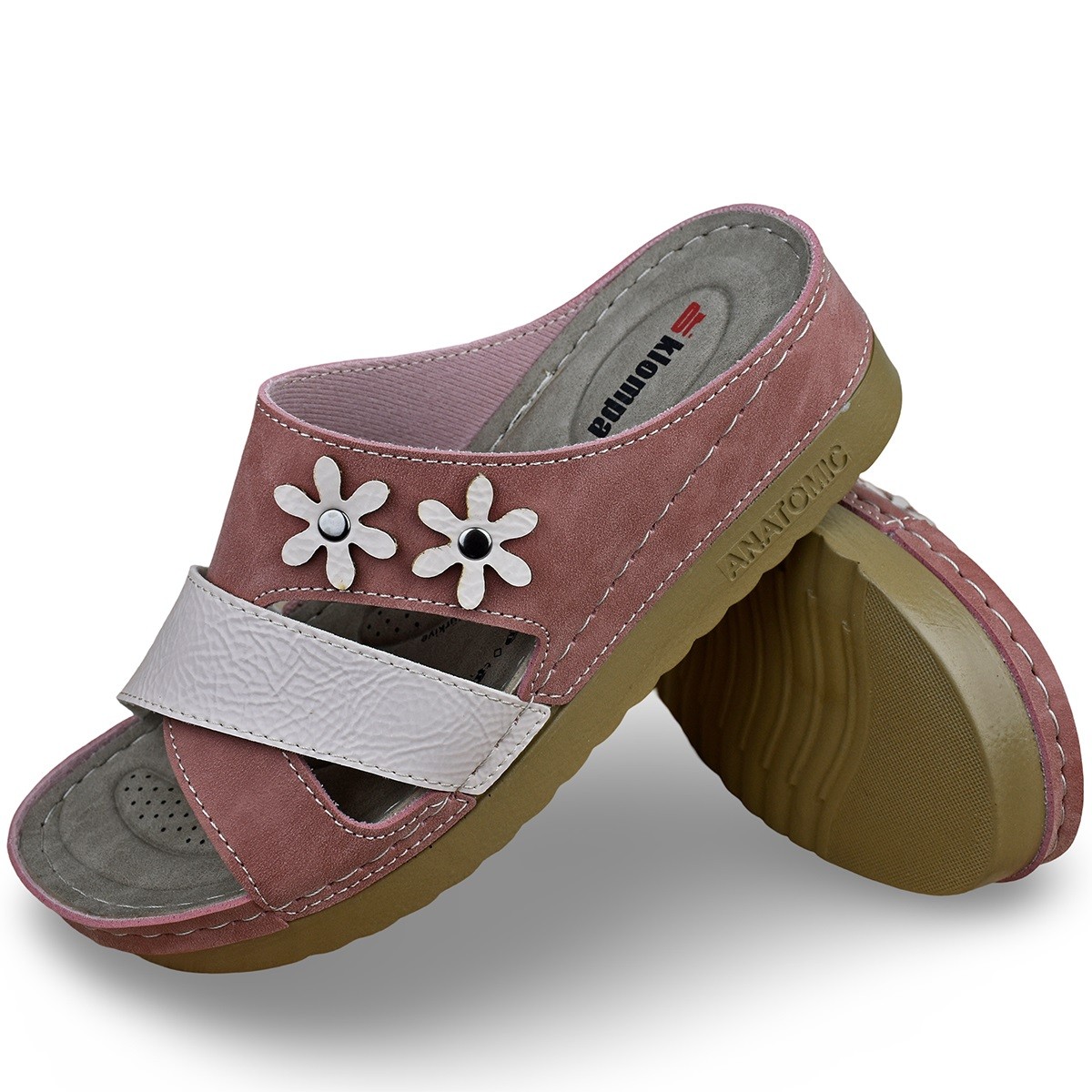 Tigerline Ženske anatomske papuče 154161, Roze