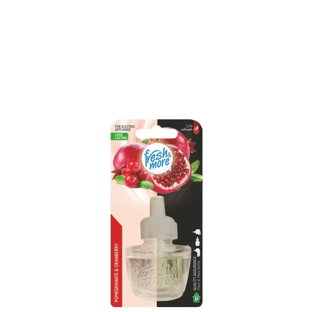 Fresh & More Dopuna za električni osveživač prostora, Pomegranate & Cranberry, 19 ml
