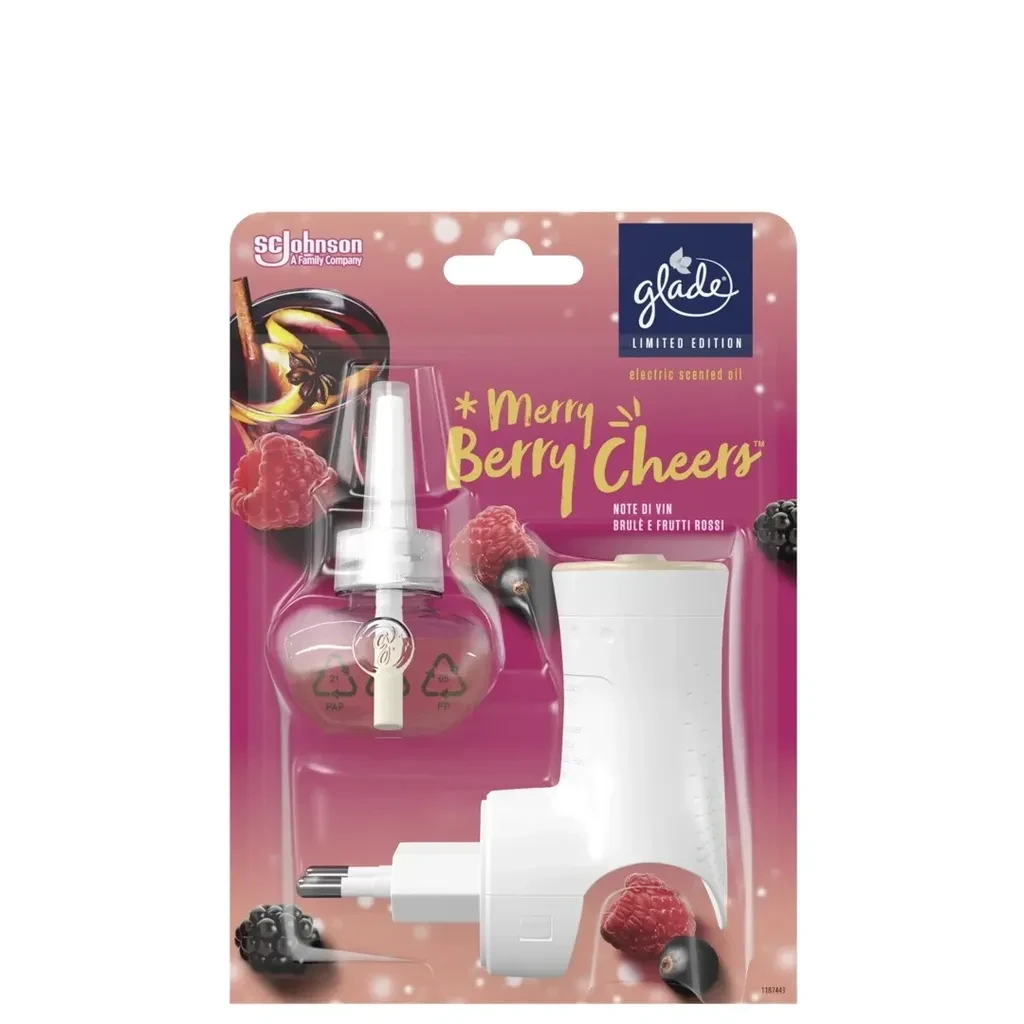 Glade Osveživač električni komplet Merry Berry Cheers, 20 ml