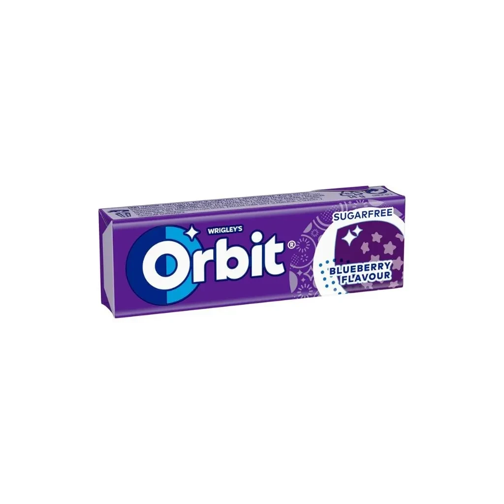 Orbit Žvake Borovnica, 10 komada