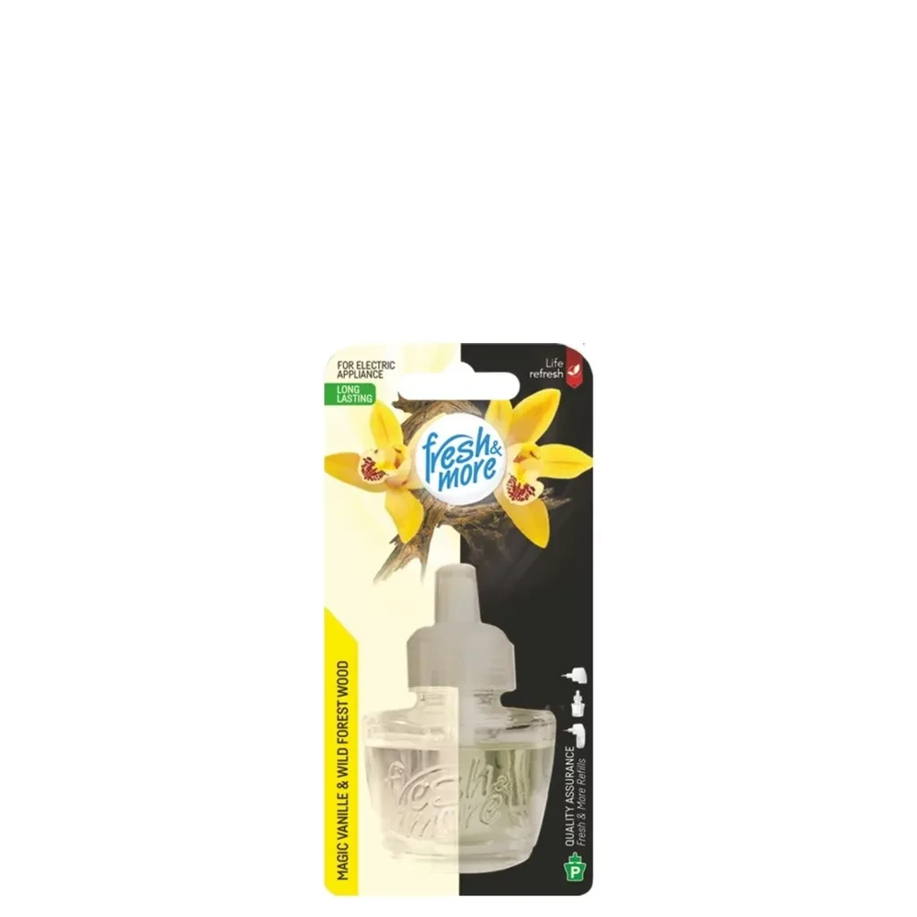 Fresh & More Dopuna za električni osveživač prostora, Vanilla & Hungle Wood, 19 ml