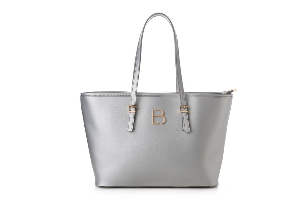 Lucky Bees Ženska torba 1247, Srebrne boje