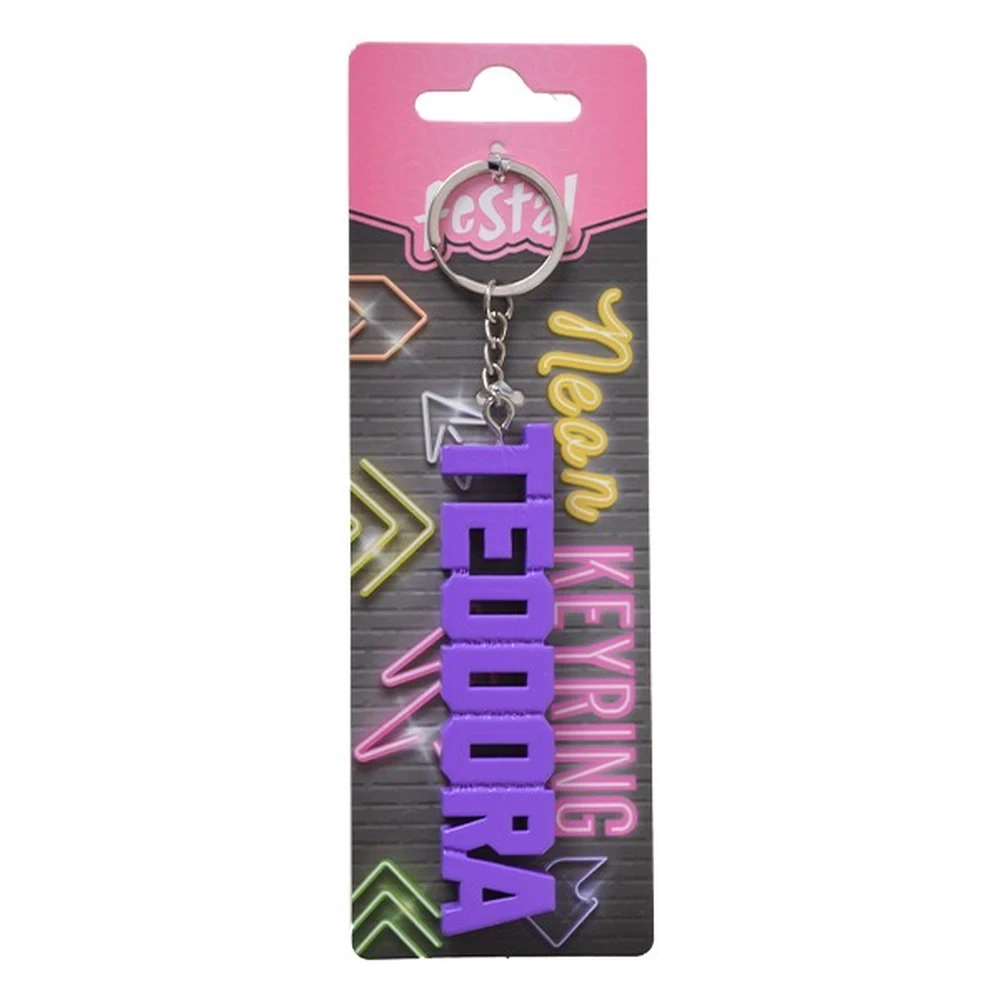 Festa Privezak za ključeve Teodora, Neonski, Ljubičasti