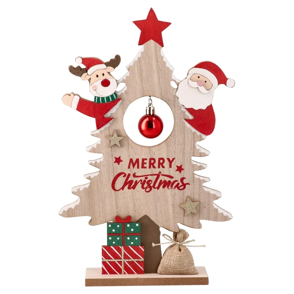 Festa Novogodišnja dekoracija Deda Mraz i irvas Rudolf