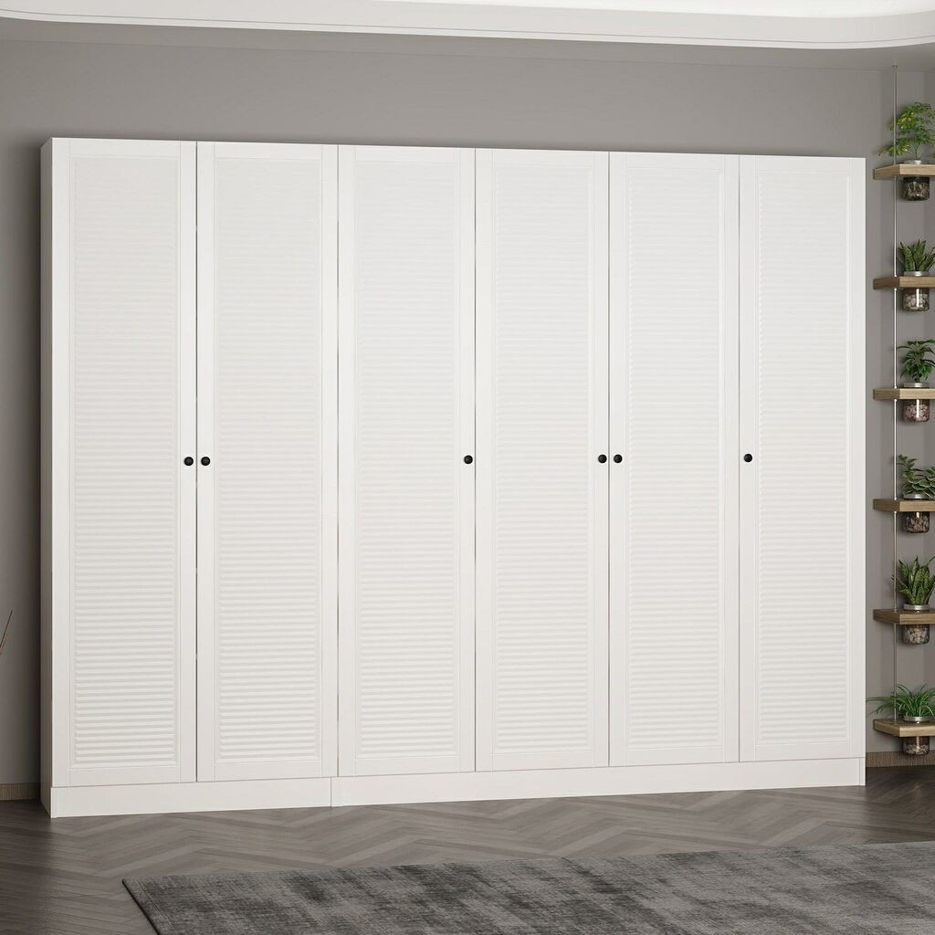 Hanah Home Ormar za hodnik Noah 8461, 270x210x35 cm, Beli