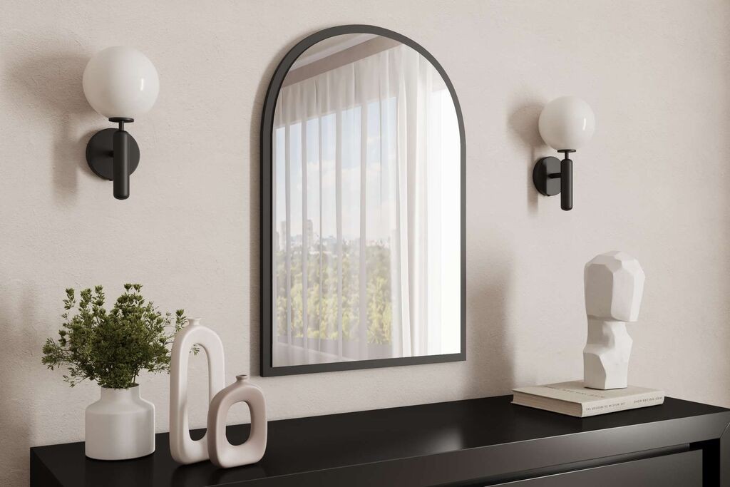 Hanah Home Ogledalo Brilya, Antracit