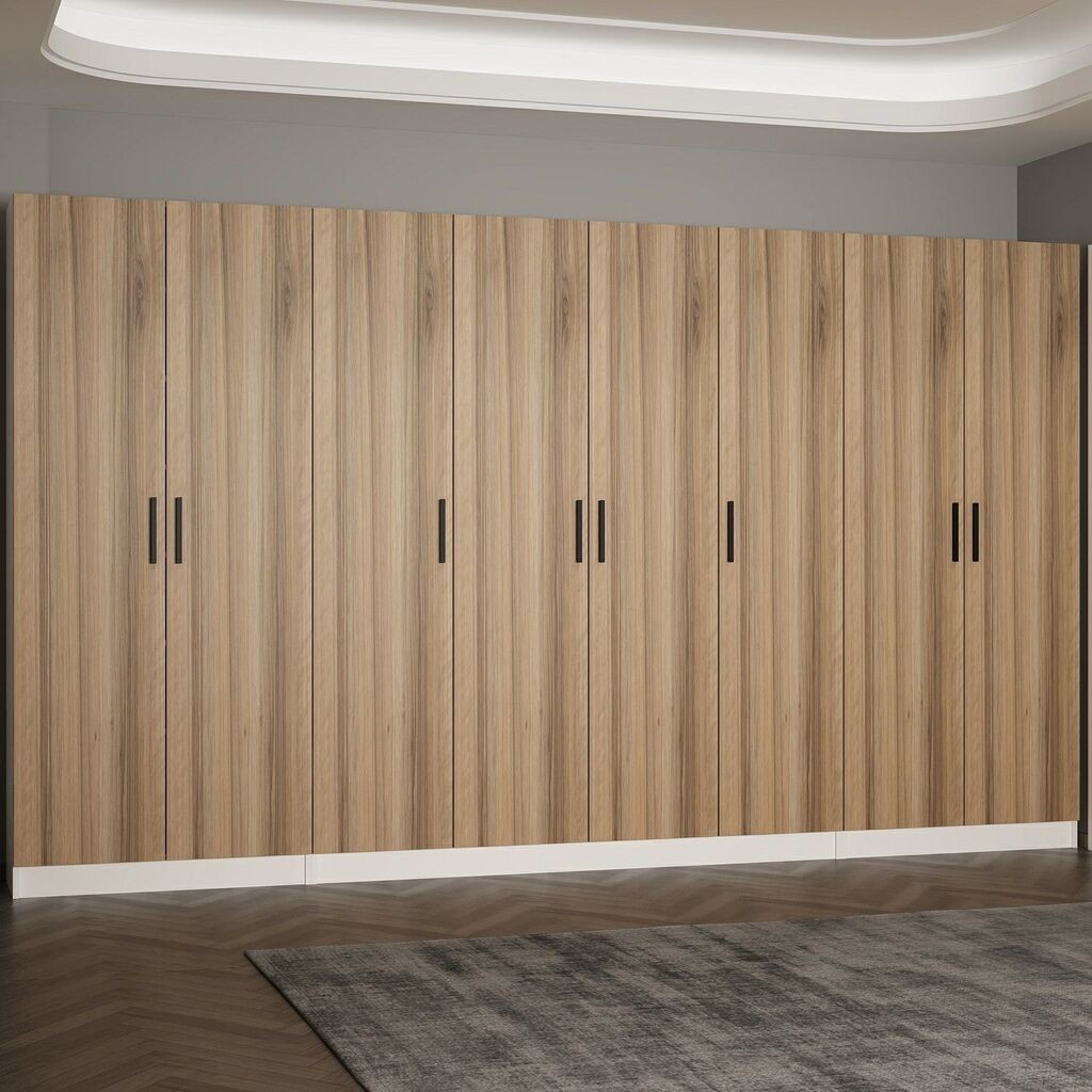 Hanah Home Ormar Noah-8228, 360x210x35 cm, Boje hrasta