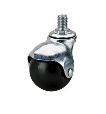 Poljobit Točak loptasti gumeni na vijku, 40 mm