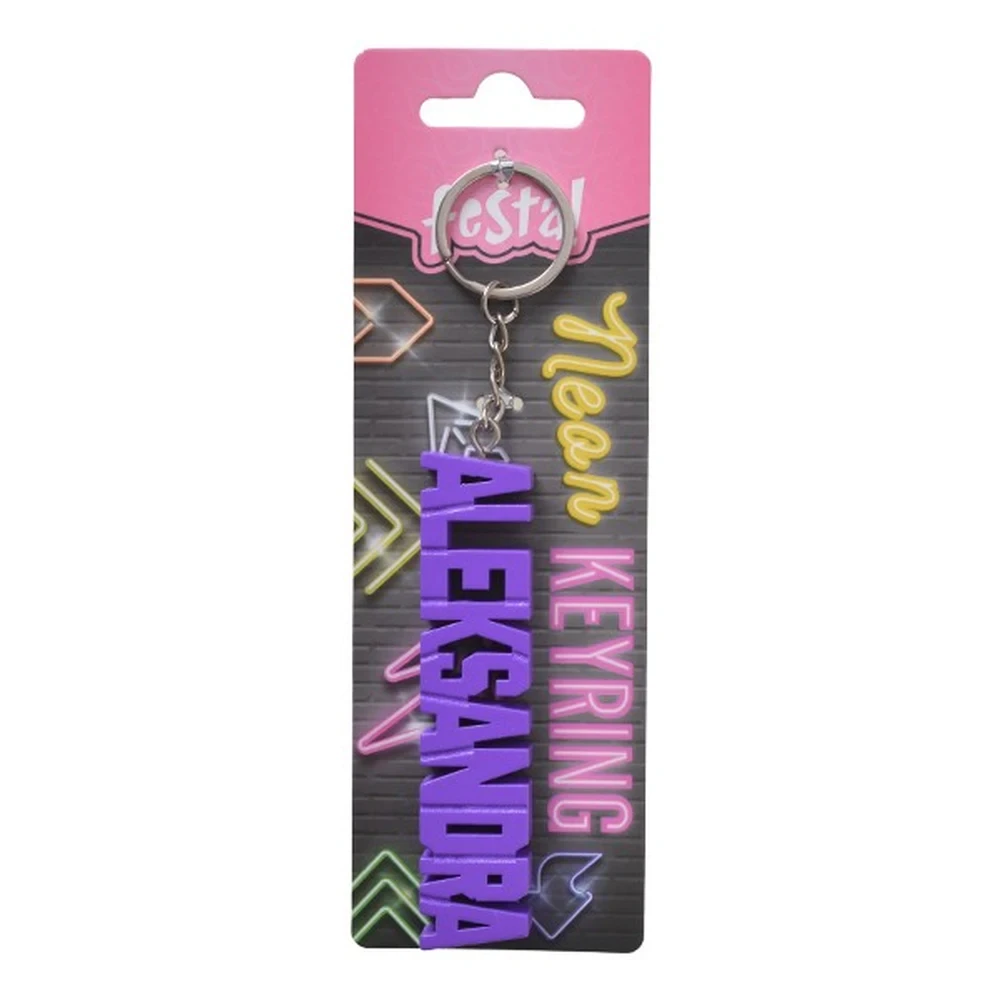 Festa Privezak za ključeve Aleksandra, Neonski, Ljubičasti