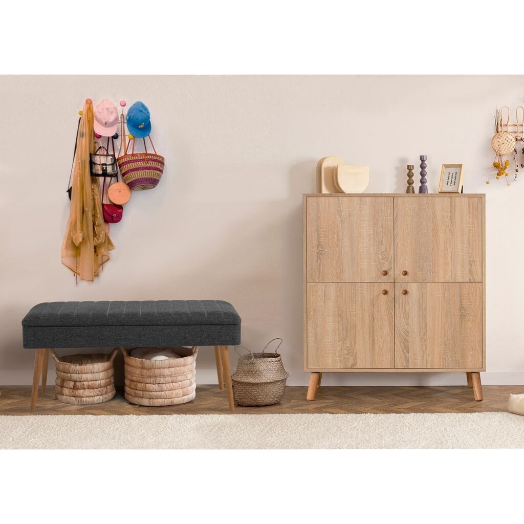 Hanah Home Set Nameštaj za hodnik Multilux 200 1053, Antracit