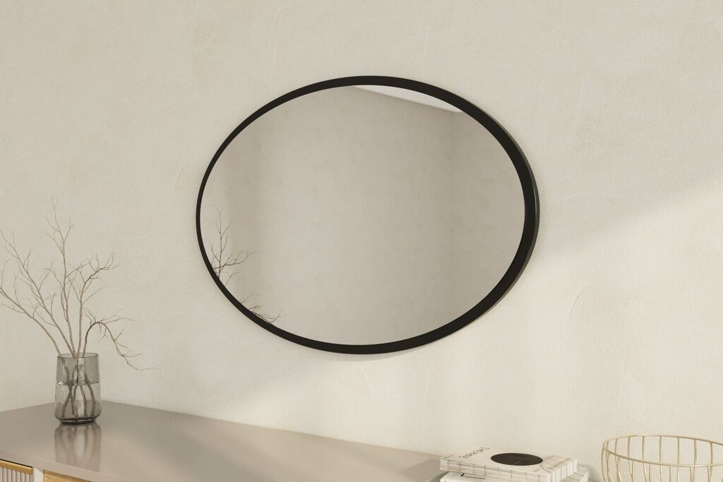 Hanah Home Ogledalo Beyo, Crno