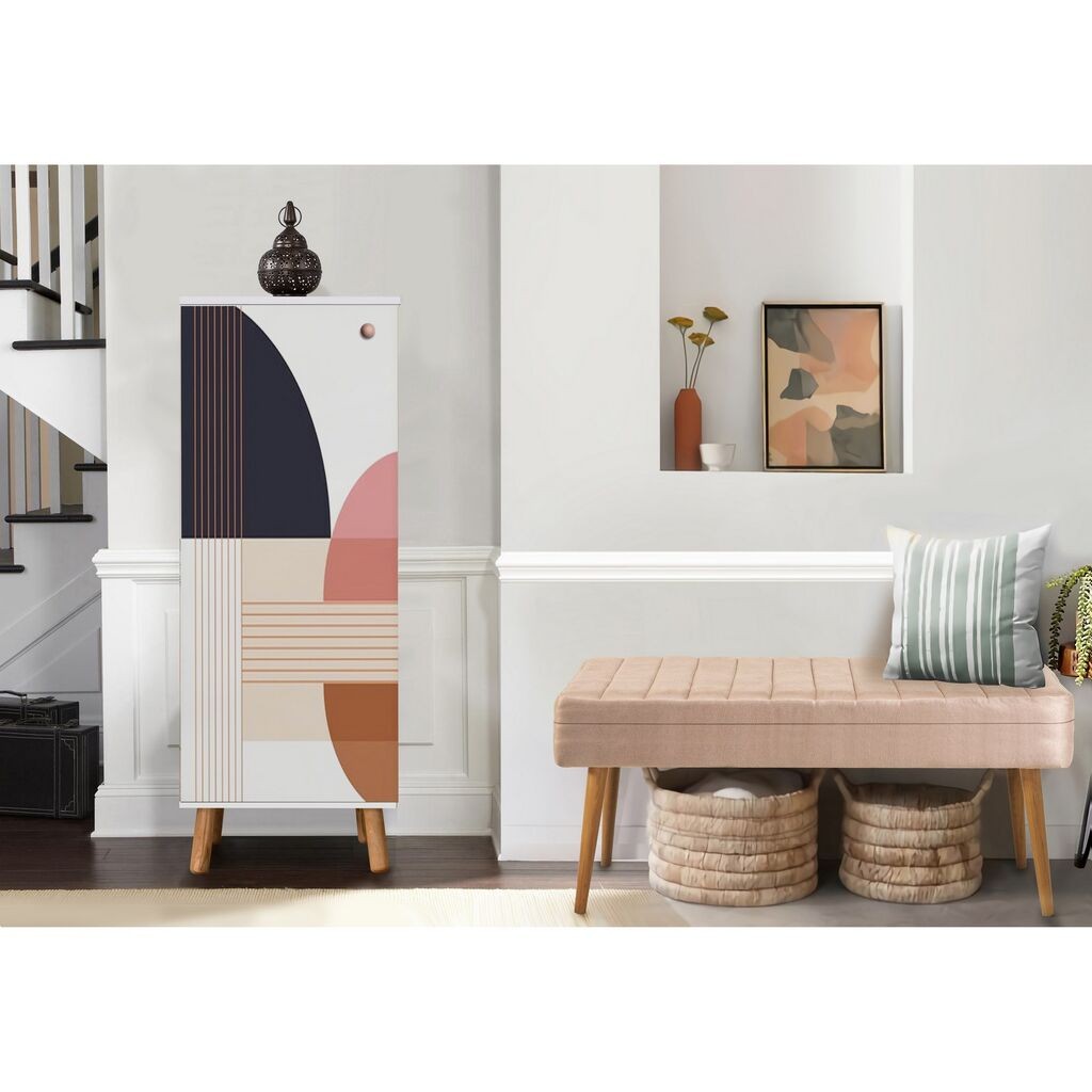 Hanah Home Set Nameštaj za hodnik Vegas 954 0900, Prljavo roze