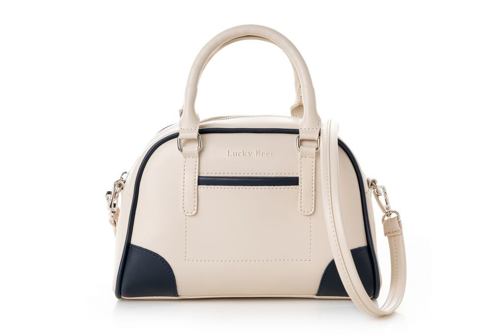 Lucky Bees Ženska torbica 1282, Krem-plava