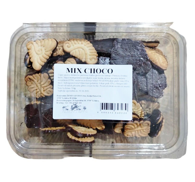 Ženeva evro Keksići Choco Mix, 500g