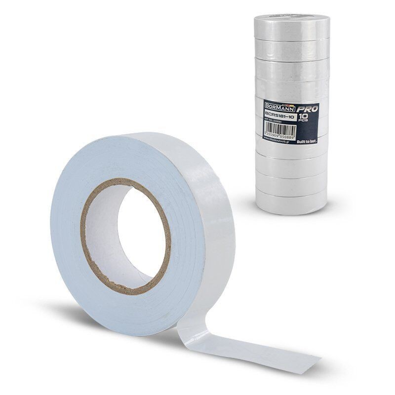 Bormann Izolir traka PVC Bormann Pro 0.15mmx19mmx20m, Bela