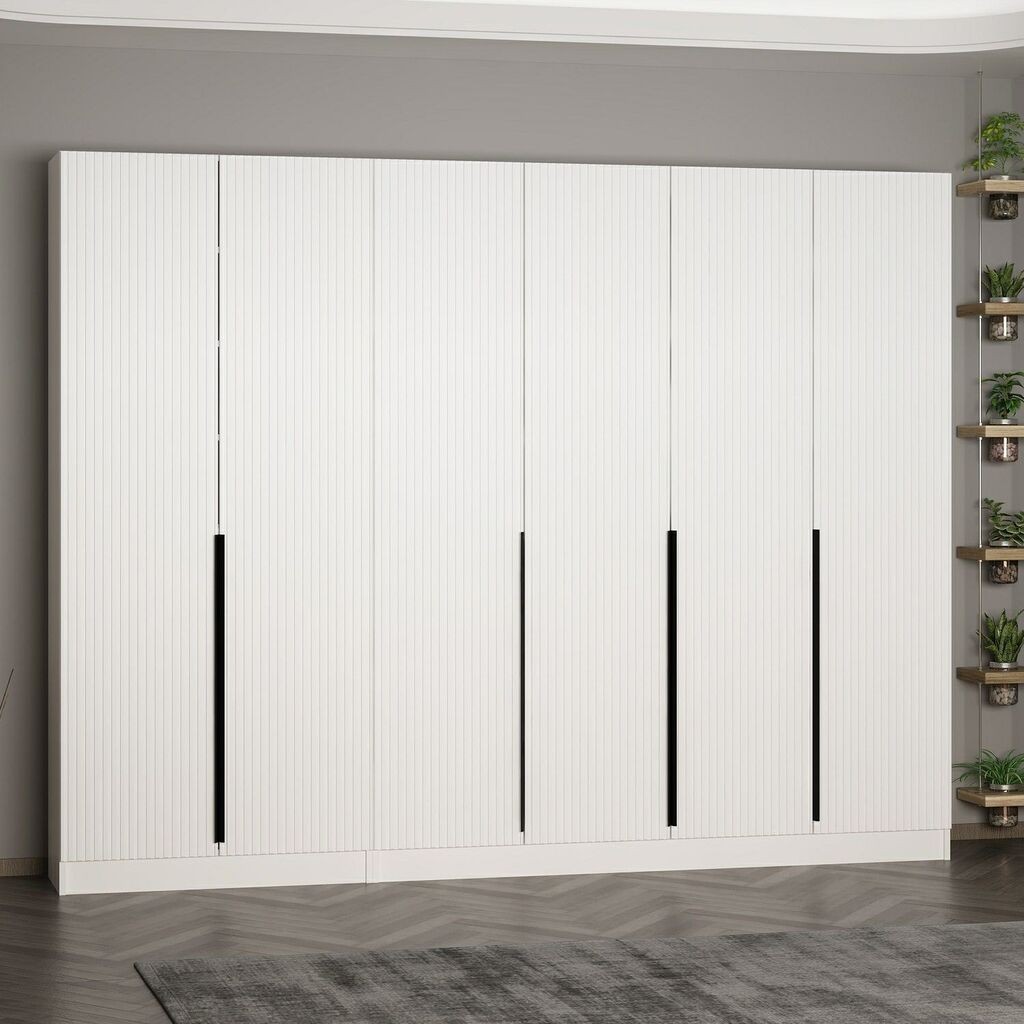 Hanah Home Ormar za hodnik Noah 8257, 270x210x35 cm, Beli