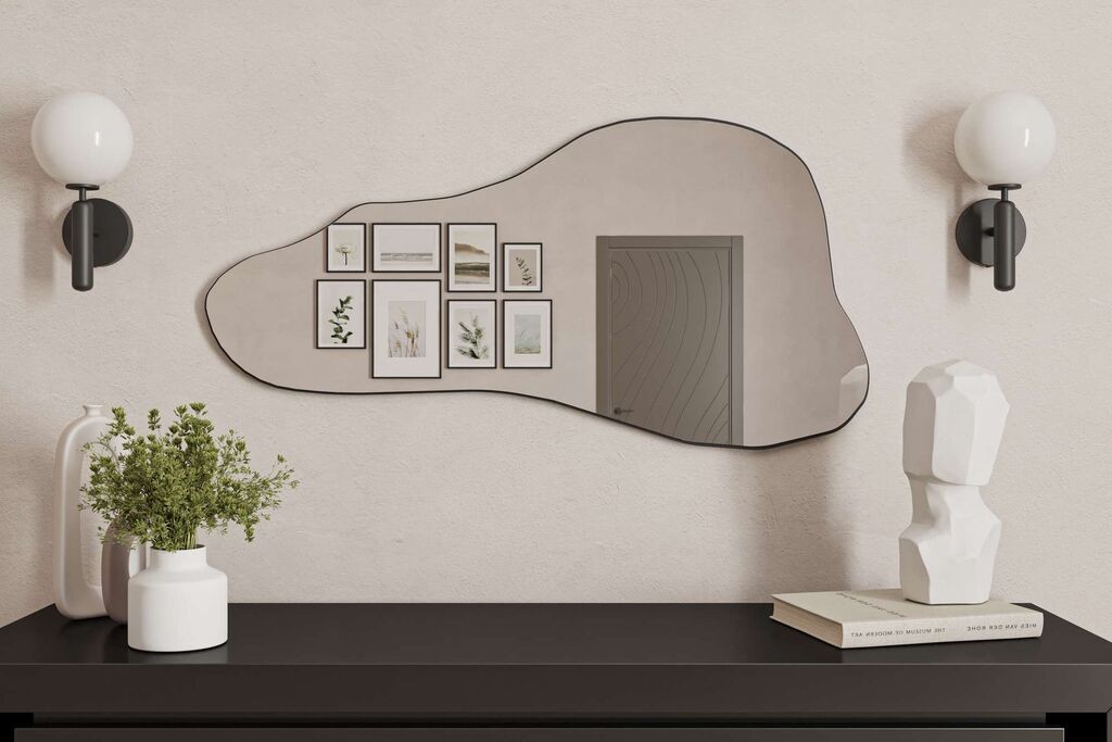 Hanah Home Ogledalo Seilla, Crno